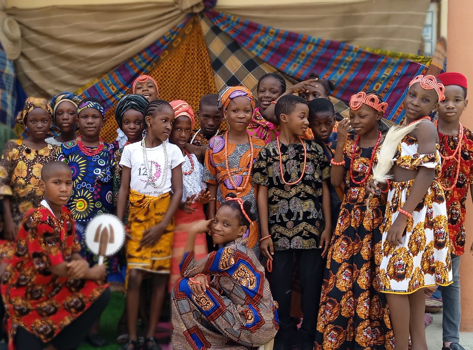 Dan Gracious School Pupils: Participating in Cultural Activity
