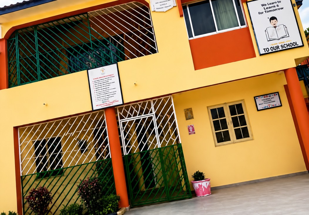 Dan-Gracious Land school building